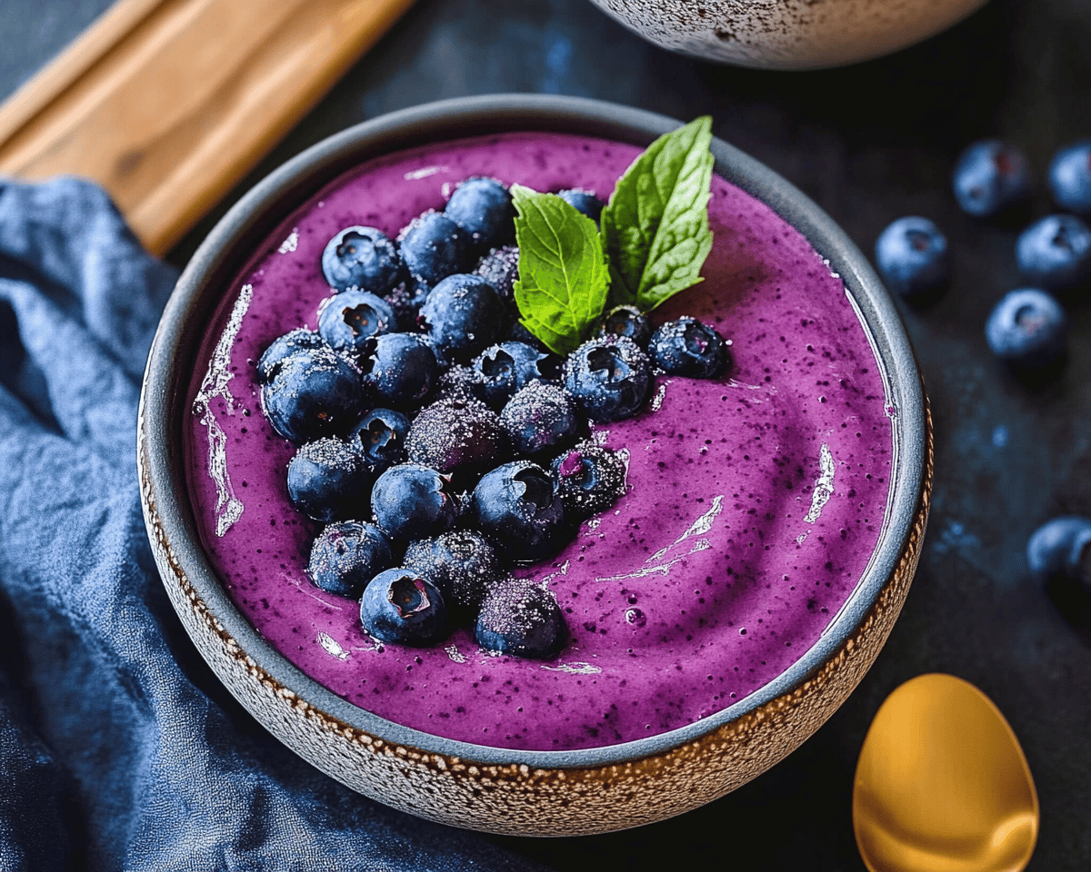 Blueberry Smoothie Bowl – Yummy Bric