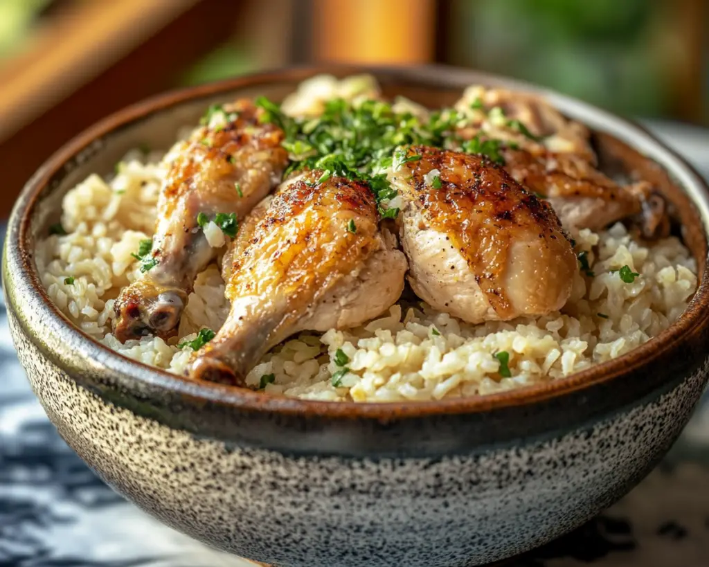 Make Comfort Food With Smothered Chicken And Rice