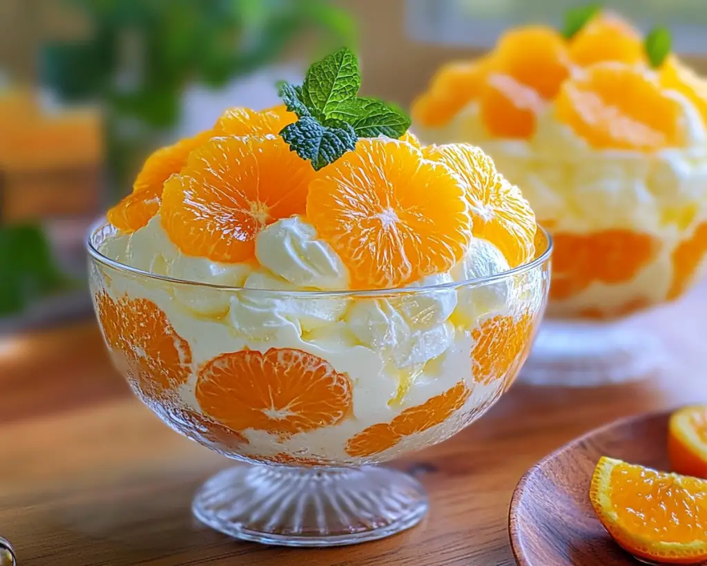 Creamy Mandarin Orange Jello Salad – Easy Dessert Recipe