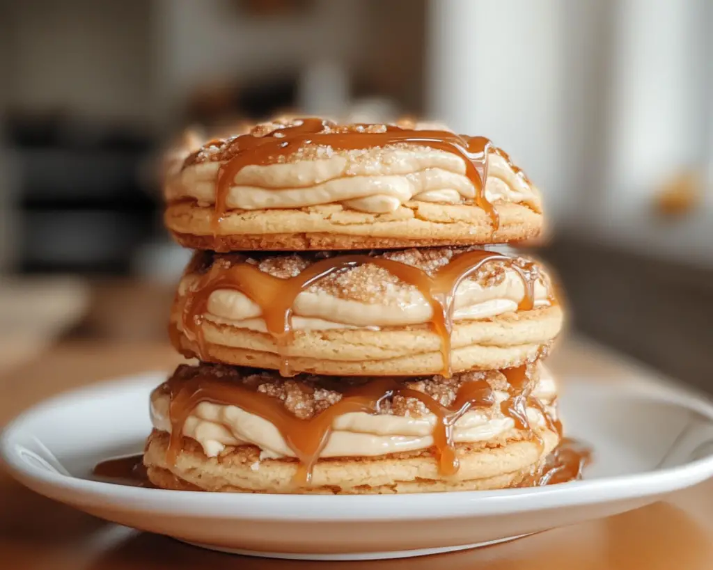 Salted Caramel Cheesecake Cookies Recipe – Easy, Gooey & Creamy Layers