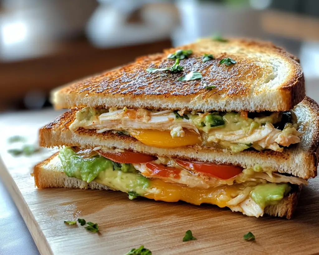 Easy Chicken Avocado Melt Sandwich Recipe – Perfect Creamy Lunch