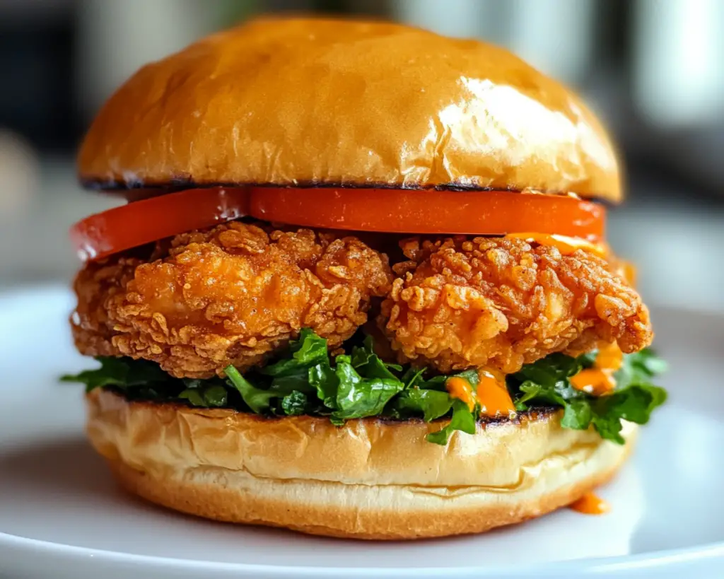 Thai Fried Chicken Sandwich Recipe – Easy Flavorful Lunch Idea