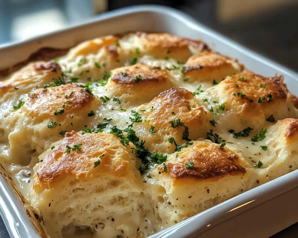 Biscuits and Gravy Breakfast Casserole Bake – Easy Homemade Brunch Recipe