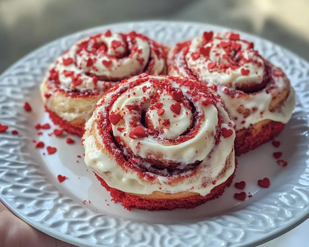 Red Velvet Cinnamon Rolls Recipe Easy Valentine’s Day Brunch Treat