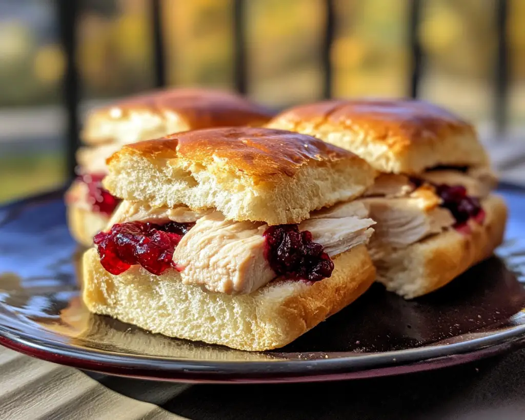 Turkey Cranberry Sliders Recipe – Easy Thanksgiving Leftovers Meal