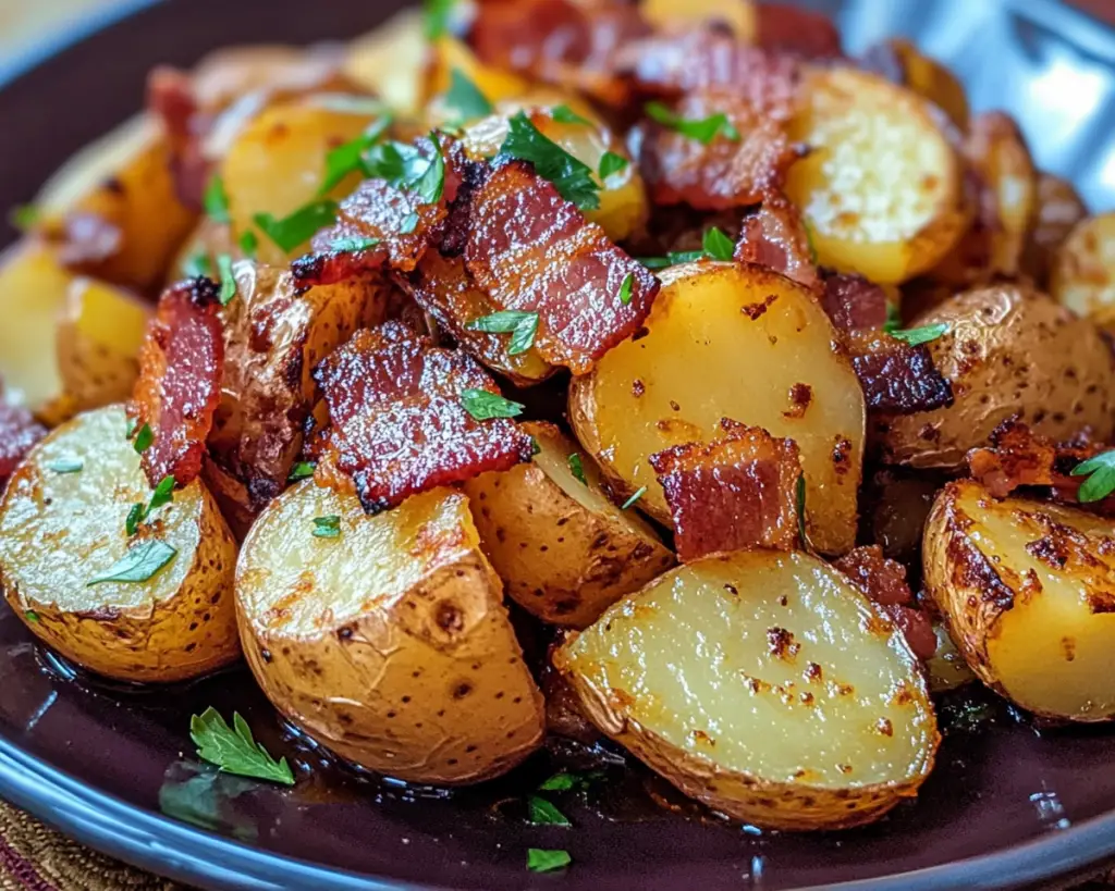 Crispy Bacon Honey Potatoes – Best Homemade Side Dish