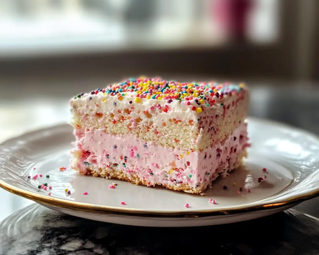 Pink Funfetti Cake Recipe Easy Valentine’s Day Dessert Idea