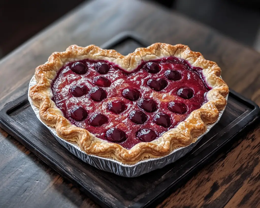 Heart Shaped Cherry Pie Recipe – Easy Valentine’s Day Dessert