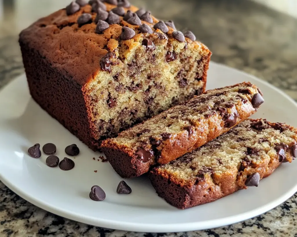Super Moist Chocolate Chip Banana Bread Recipe