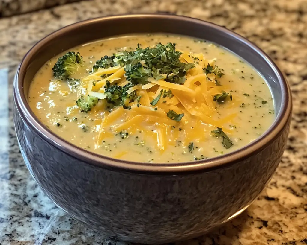 Creamy Broccoli Cheddar Soup Recipe – Best Easy Comfort Food for Winter