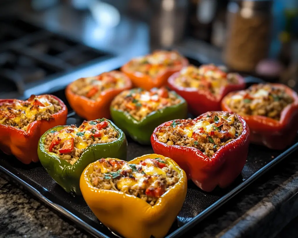 Heart Shaped Stuffed Peppers Recipe for Easy Valentine’s Day Dinner