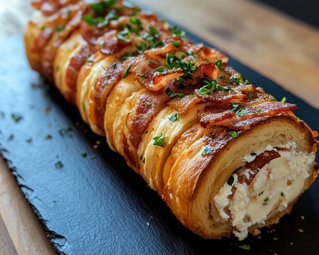Bacon Goat Cheese Appetizer Log Recipe for Easy Party Success