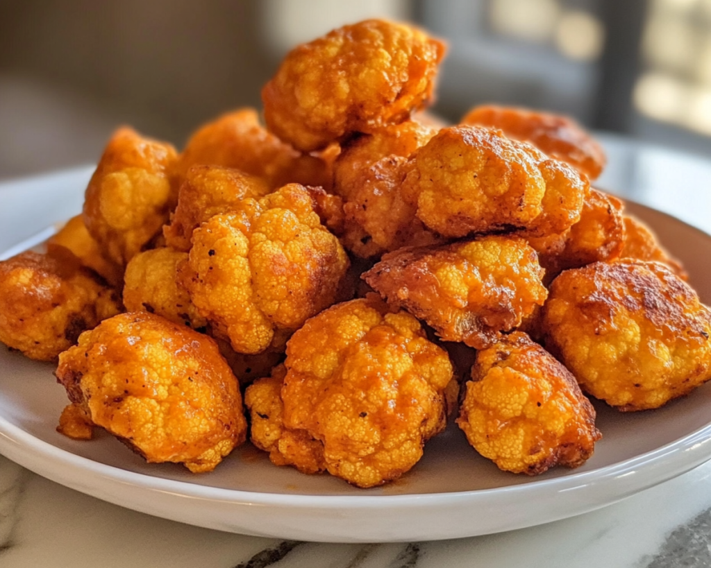 Irresistible Keto Air Fryer Buffalo Cauliflower Bites Recipe