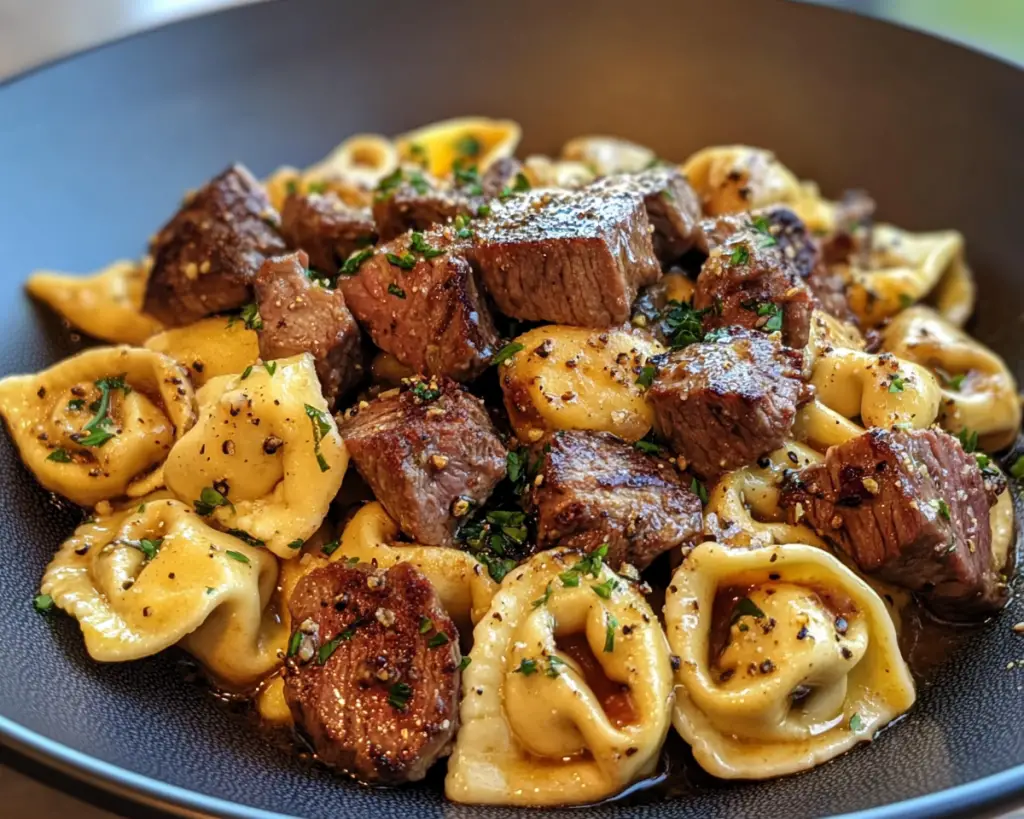 Garlic Steak Tortellini