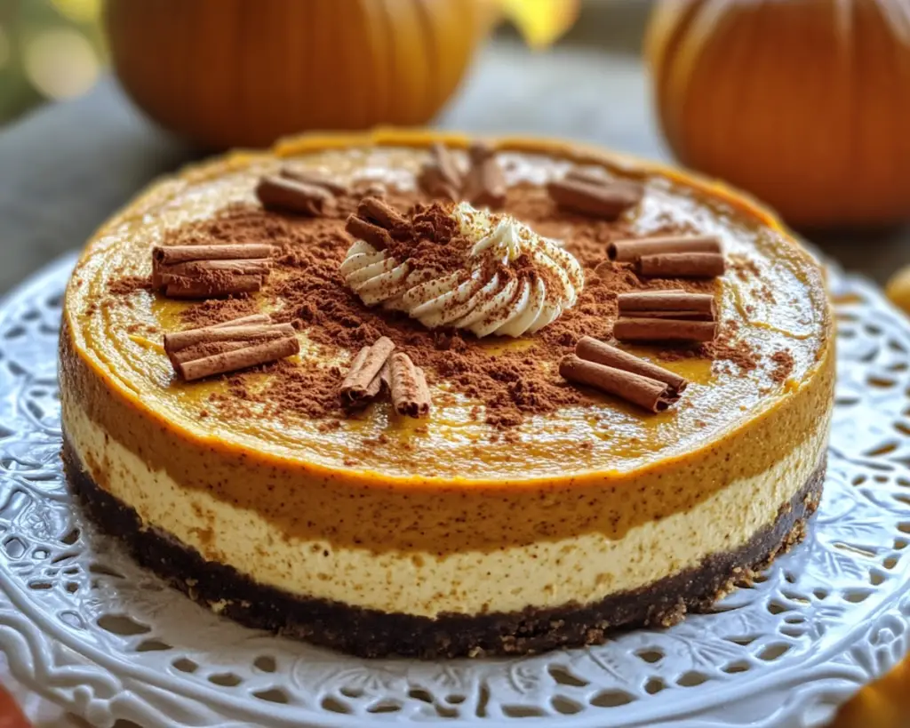 Traditional Pumpkin Cheesecake