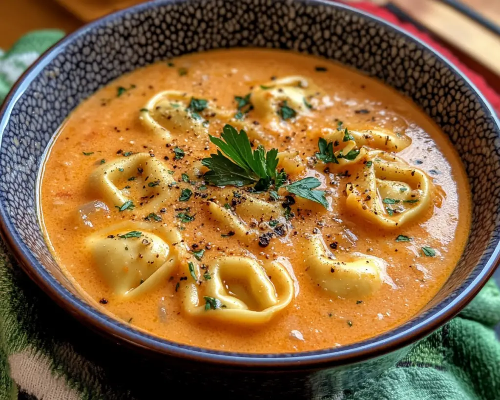 Creamy Tomato Tortellini Soup – Easy One-Pot Dinner Recipe