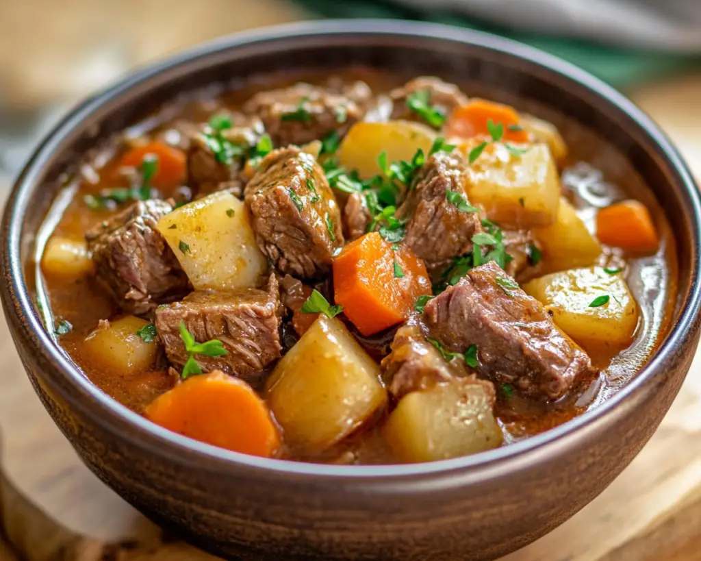 Cozy Slow Cooker Beef Stew Recipe – Easy & Hearty Dinner