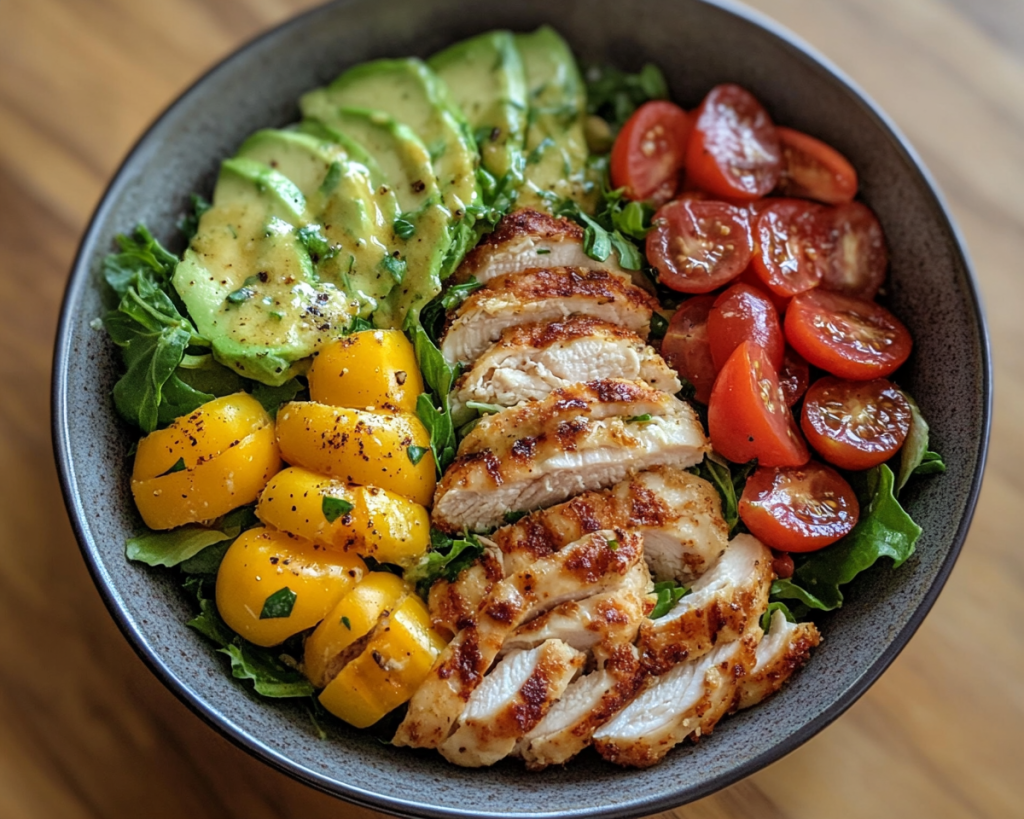 Copycat Panera Green Goddess Cobb Salad with Chicken Easy Recipe