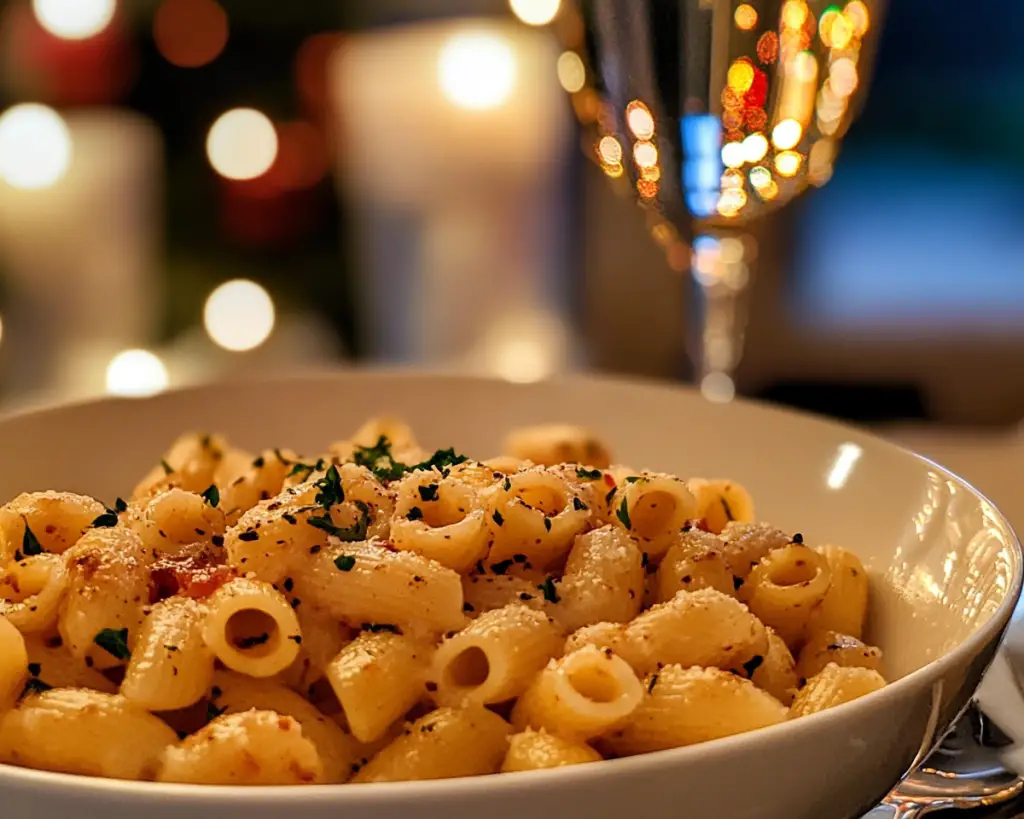 Cozy Pasta Night Galentine’s Dinner Idea