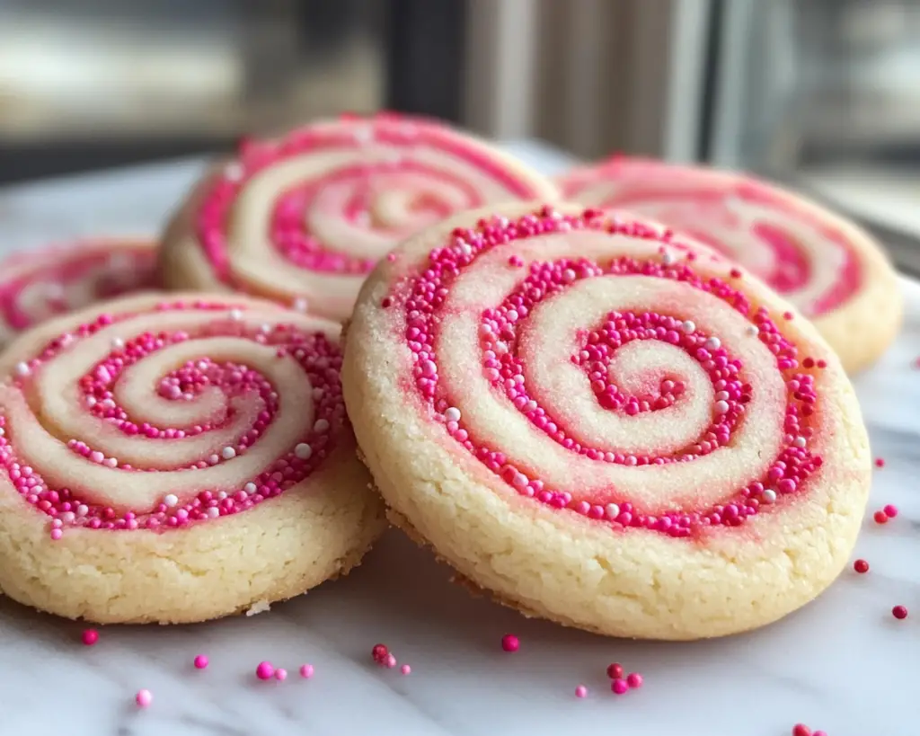 Swirl Cookies Recipe – Easy Valentine’s Day Pinwheel Treats with Sprinkles