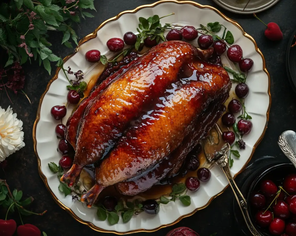 Cherry Glazed Duck Recipe: Easy Valentines Day Dinner for Two
