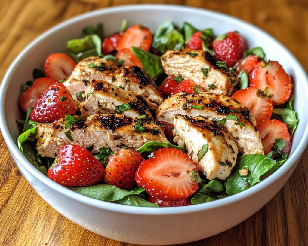 Strawberry Chicken Salad Recipe – Easy Valentine’s Day Lunch Idea