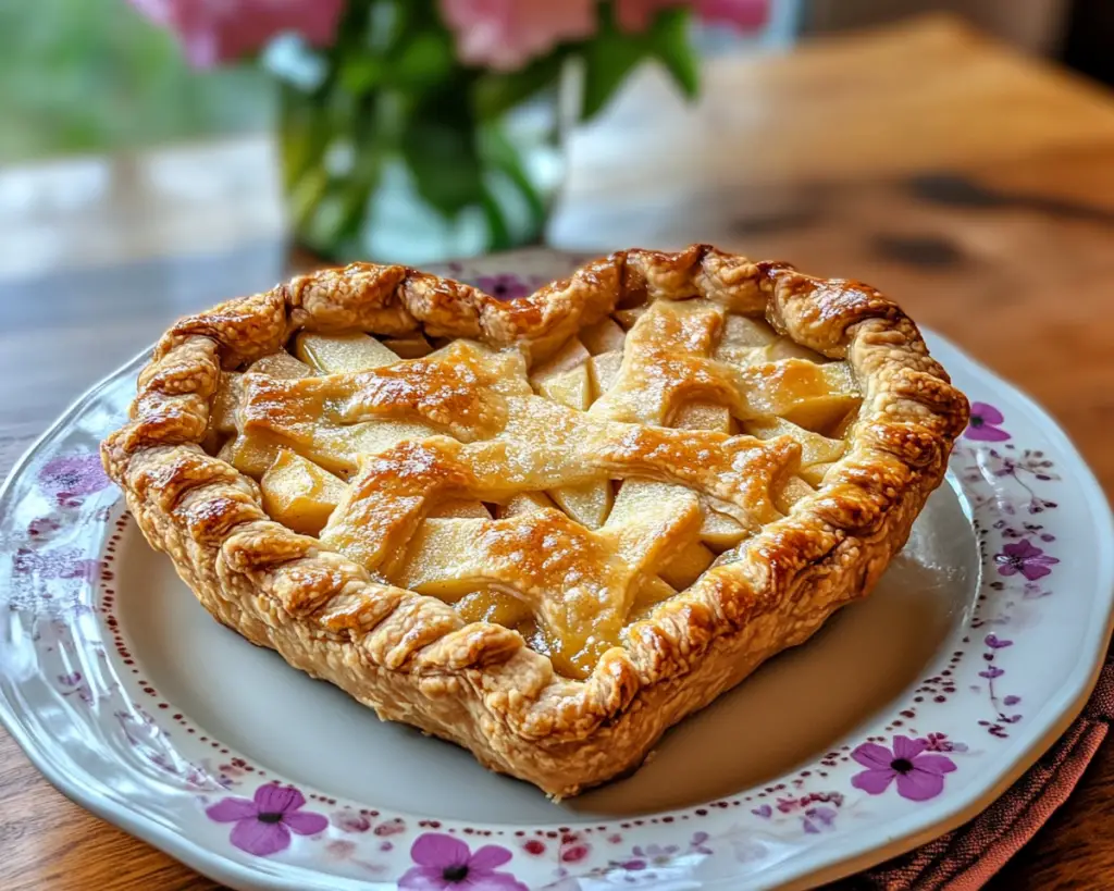 Heart Shaped Apple Pie Recipe Easy Valentines Day Dessert Idea