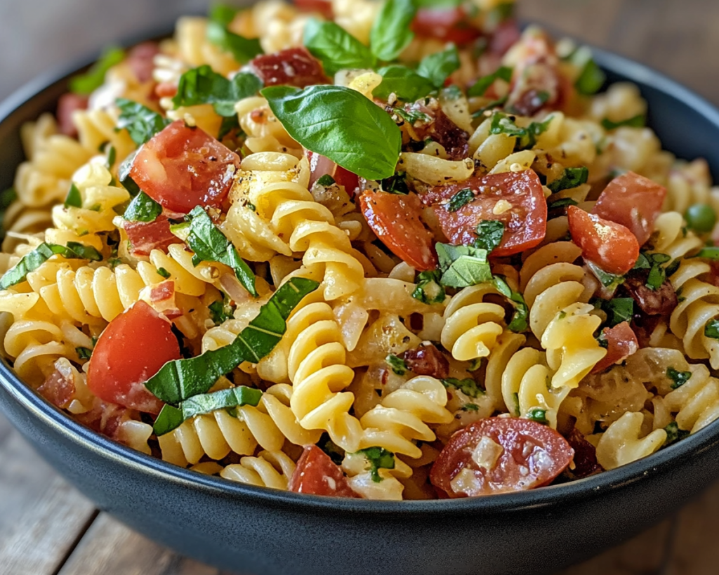 Easy Gluten Free BLT Pasta Salad Recipe – Perfect Potluck Idea