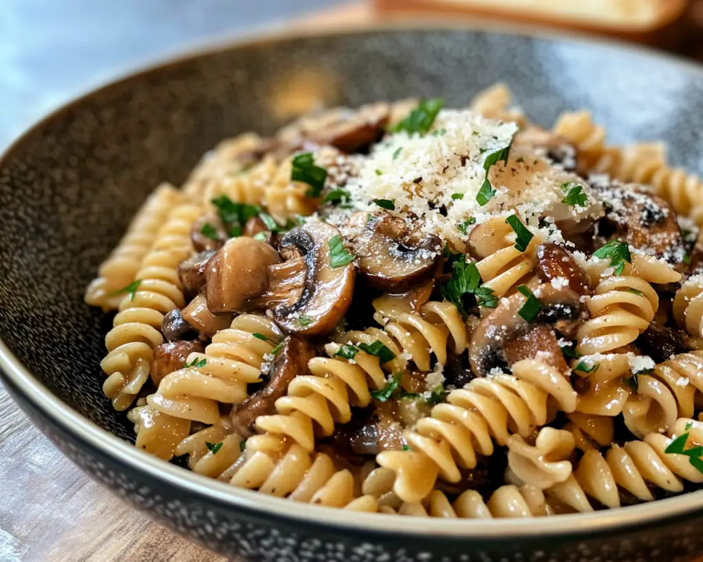 Red Wine Mushroom Pasta Recipe Easy Romantic Valentine’s Dinner