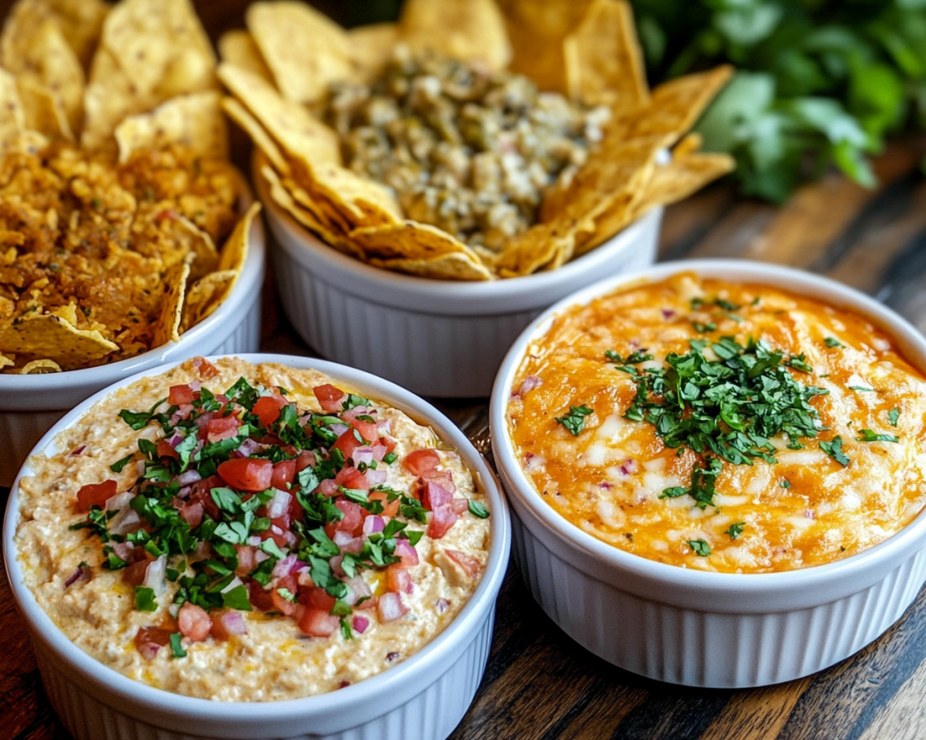 Ultimate Super Bowl Dip Trio