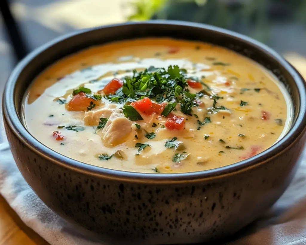Creamy Chile Relleno Soup Recipe – Easy Chicken & Cheese Dinner
