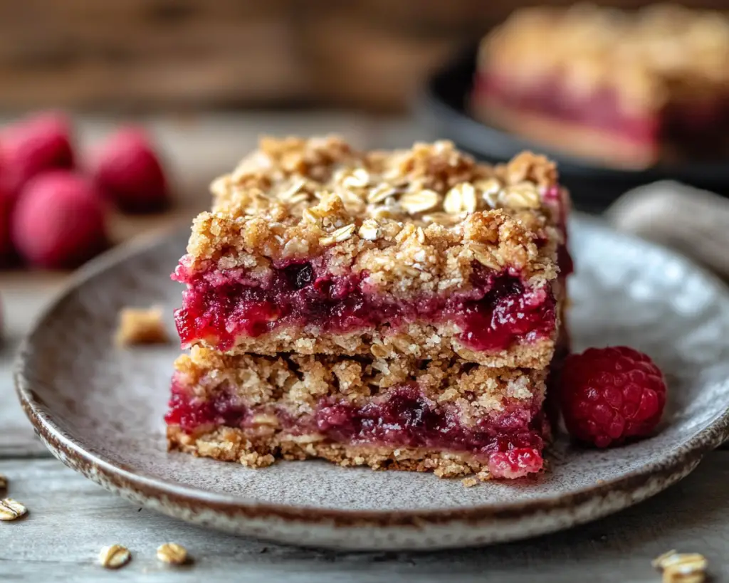 Raspberry Oatmeal Crumble Bars Recipe – Easy & Delicious Treat