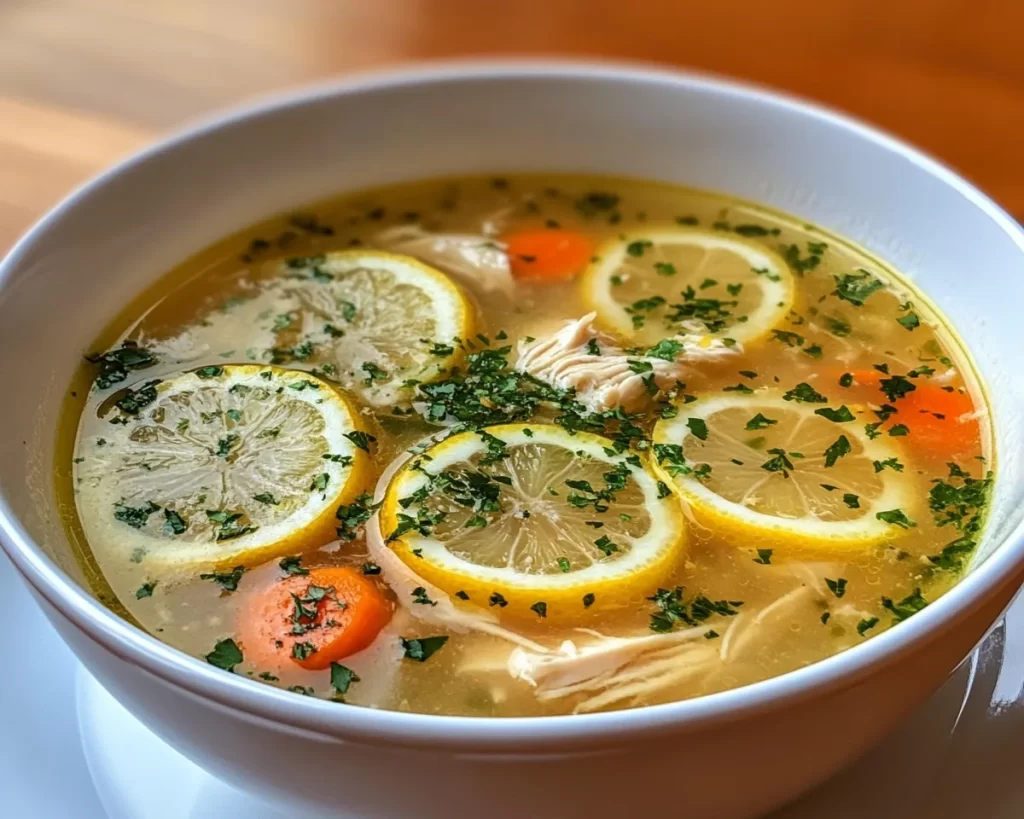Spring Soup: Lemon Chicken Soup (Light Comfort)