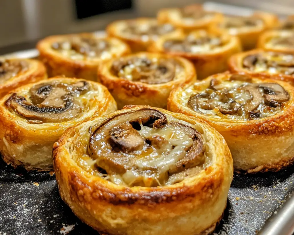 Want Delicious Mushroom Cheese Pinwheels Without Fuss