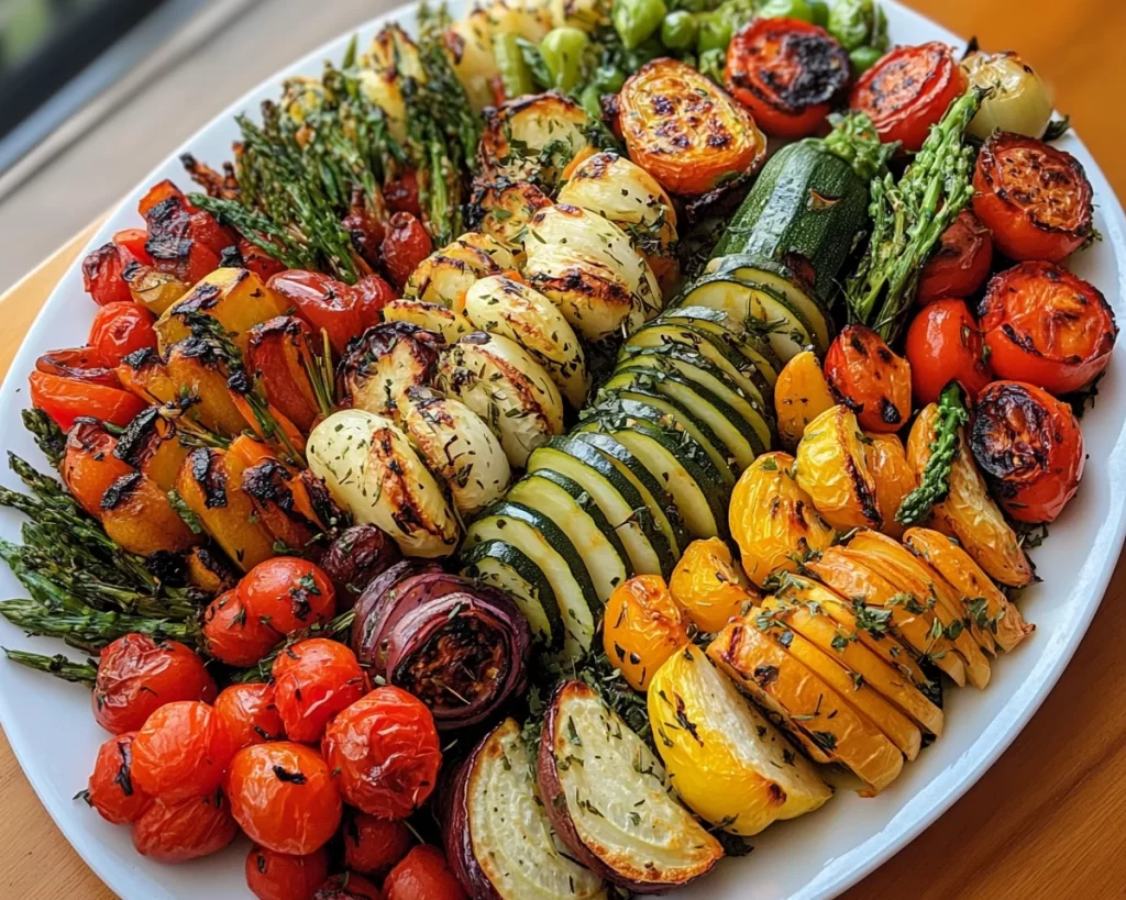 Spring Dinner Party Roasted Vegetable Platter
