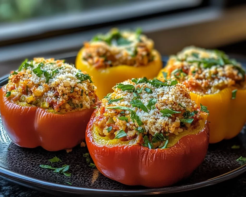 Spring Dinner Party Stuffed Bell Peppers