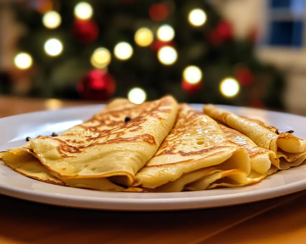 Eggnog Crepes – Holiday Brunch Recipe