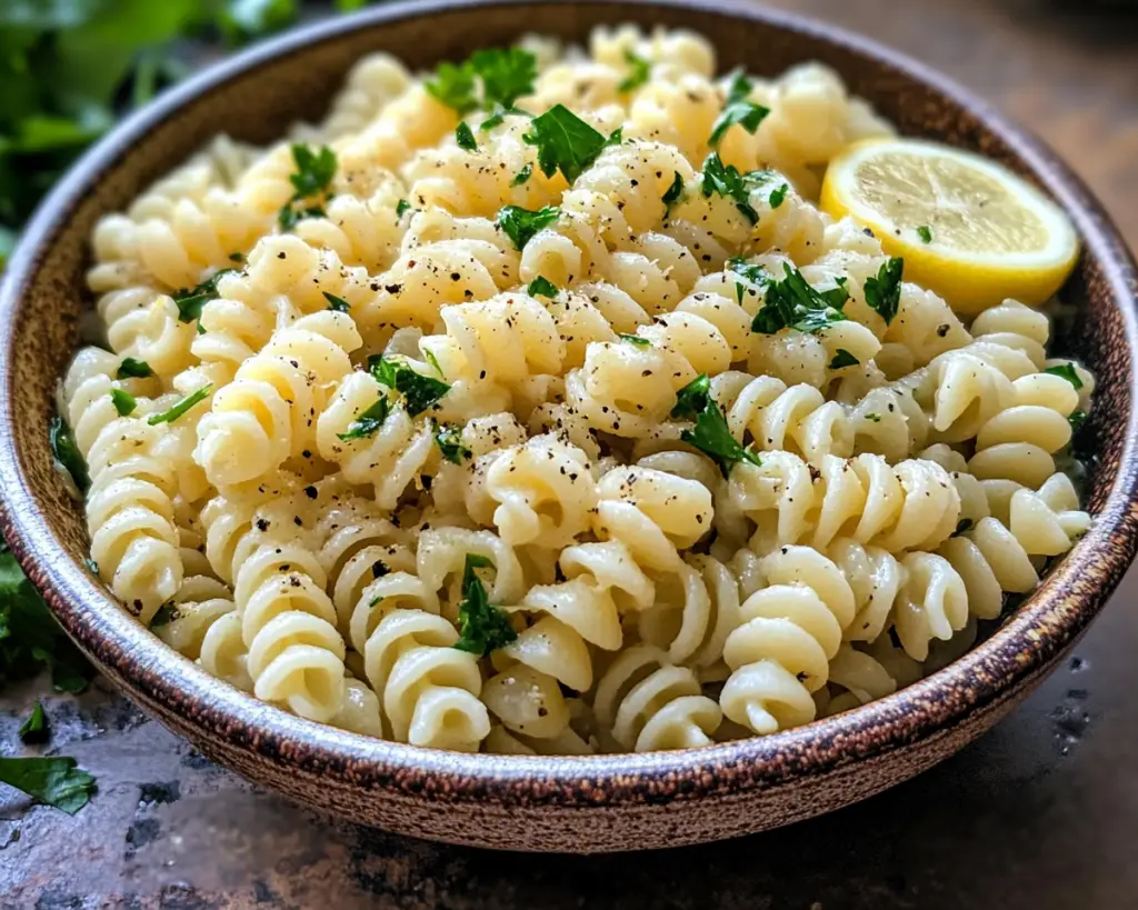 Pasta Salad with Parsley and Lemon