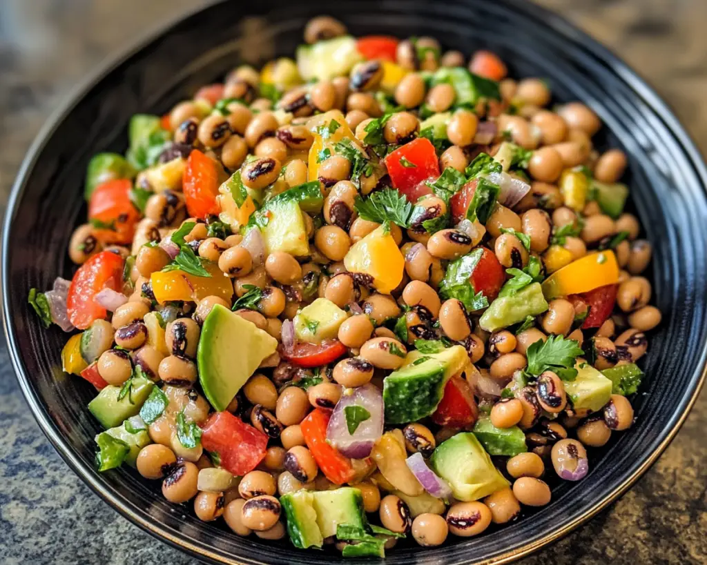 Quick & Flavorful Black Eyed Pea Salad in 20 Minutes
