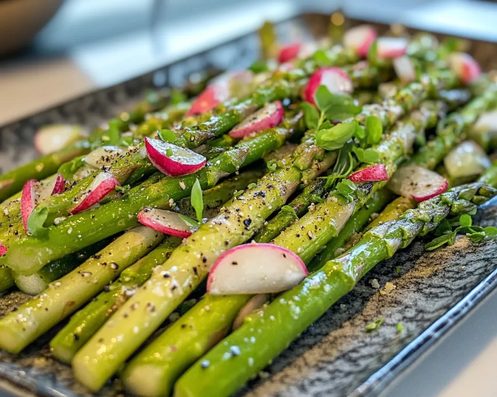 Spring Dinner Party Roasted Asparagus Salad