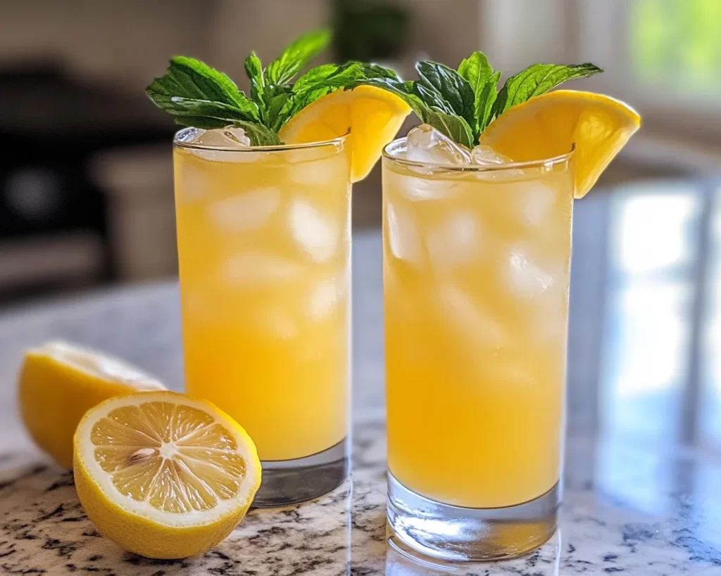 Summer Drinks Nonalcoholic: Pineapple Lemon Refresher