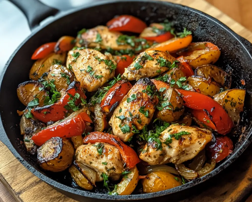 Healthy Chicken Skillet with Veggies