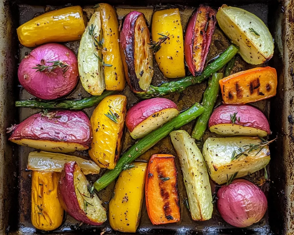 Spring Dinner Party Roasted Spring Vegetables