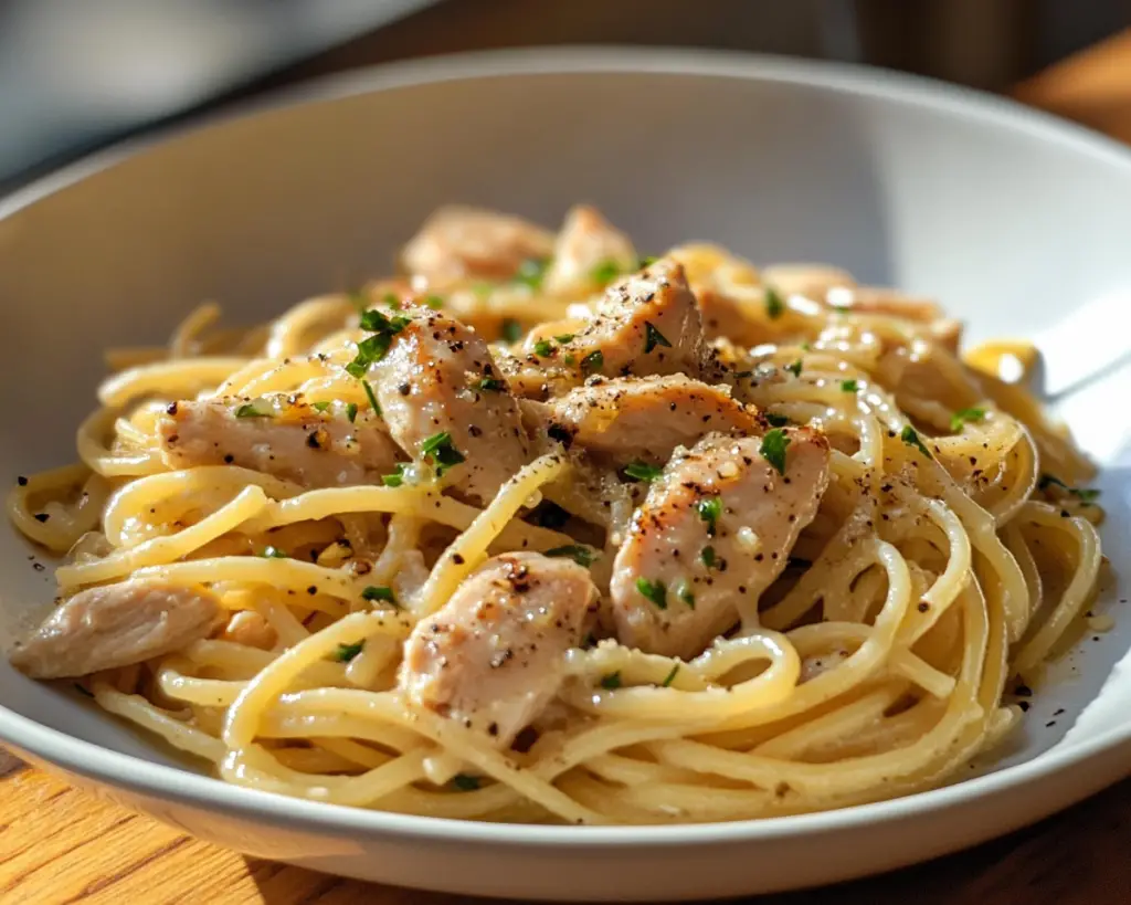 Healthy Chicken Pasta with Olive Oil