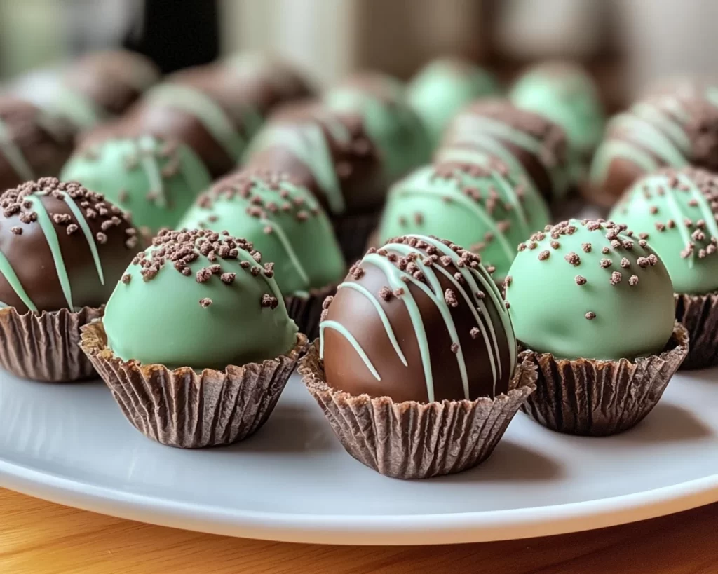 St Patrick’s Day Mint Oreo Truffles