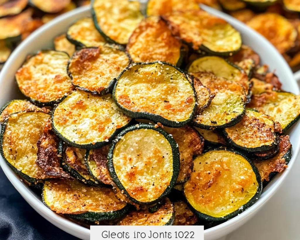 Golden Air Fryer Zucchini Chips