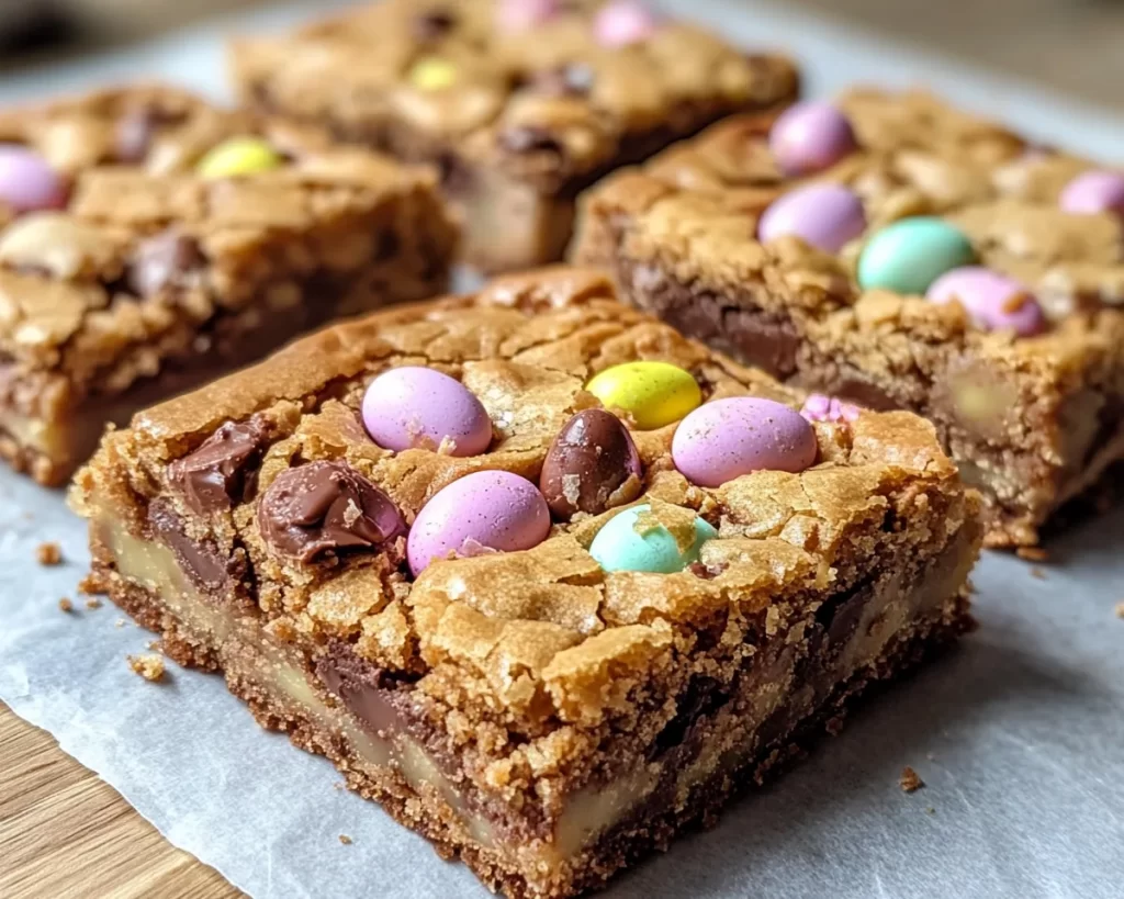 Spring Cookies: Cadbury Egg Cookie Blondies