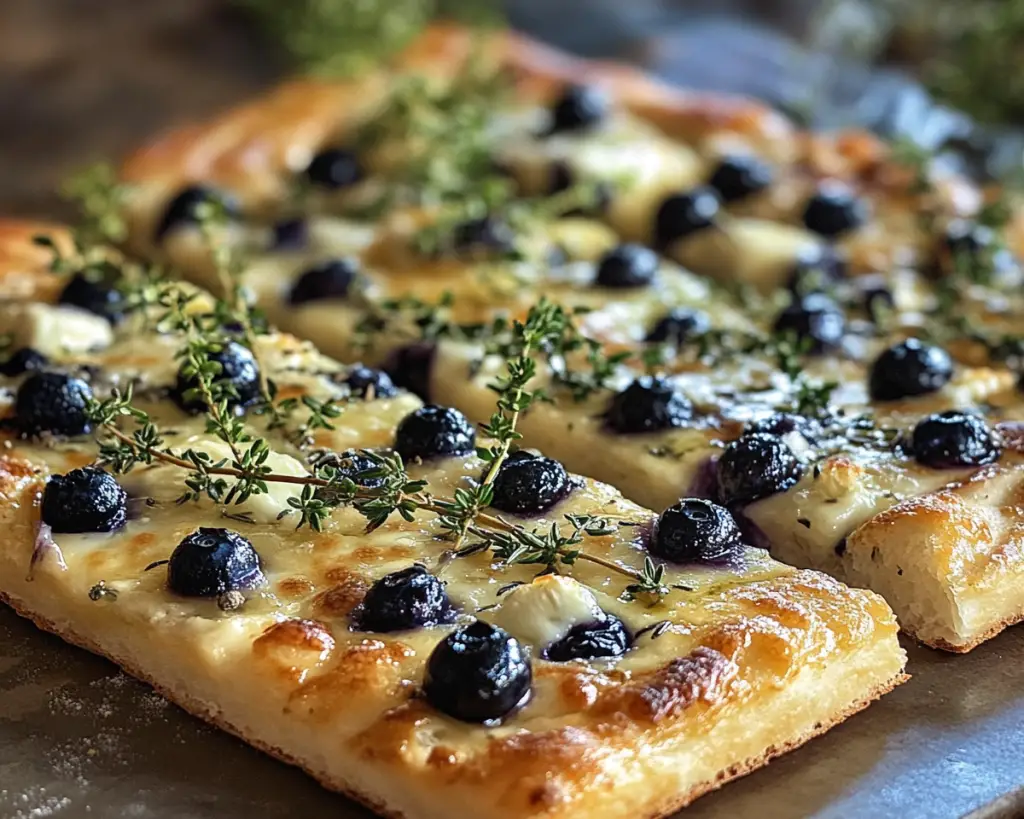 What Makes This Blueberry Brie Thyme Flatbread So Good?