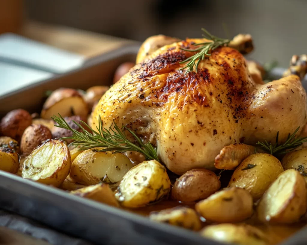 Easter Roasted Chicken Dinner