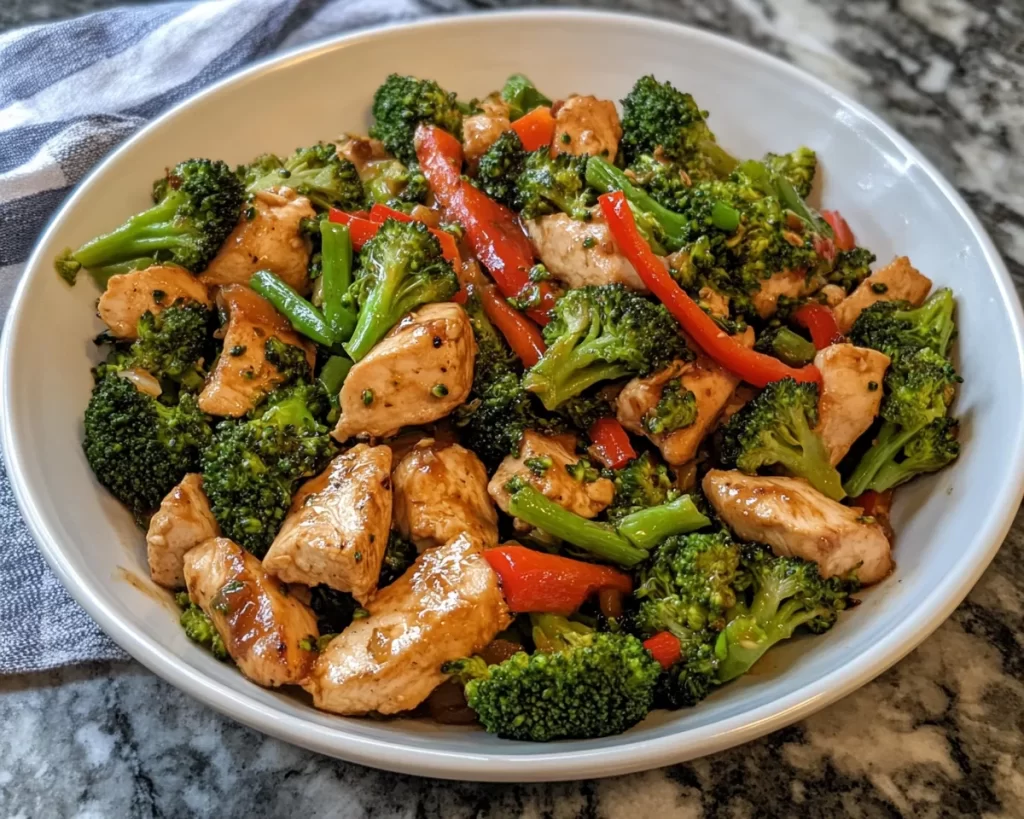 Healthy Easy Chicken Stir Fry with Broccoli (No Takeout)